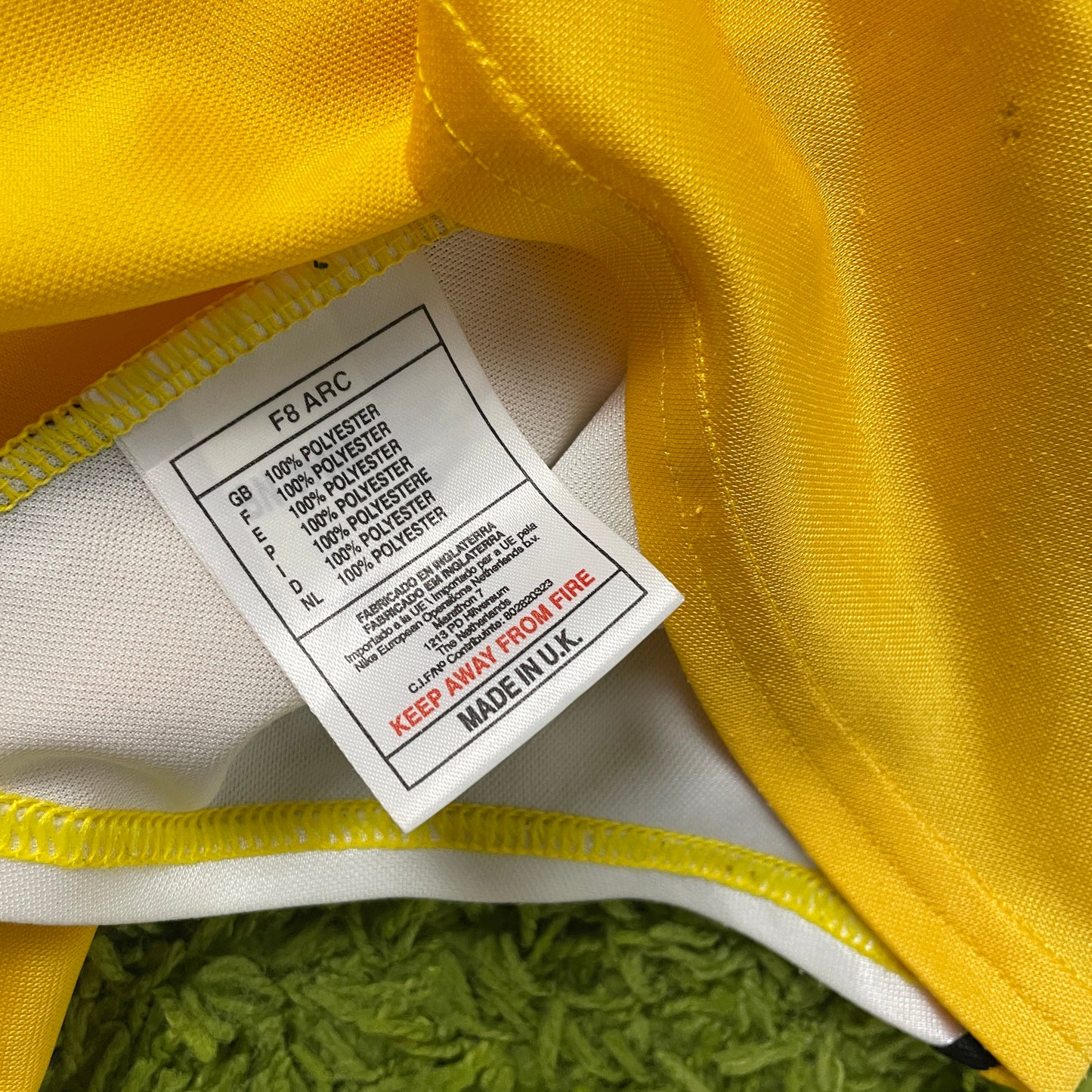 Nike Borussia Dortmund BVB Salou Trikot gelb Größe XXL 1998 2000