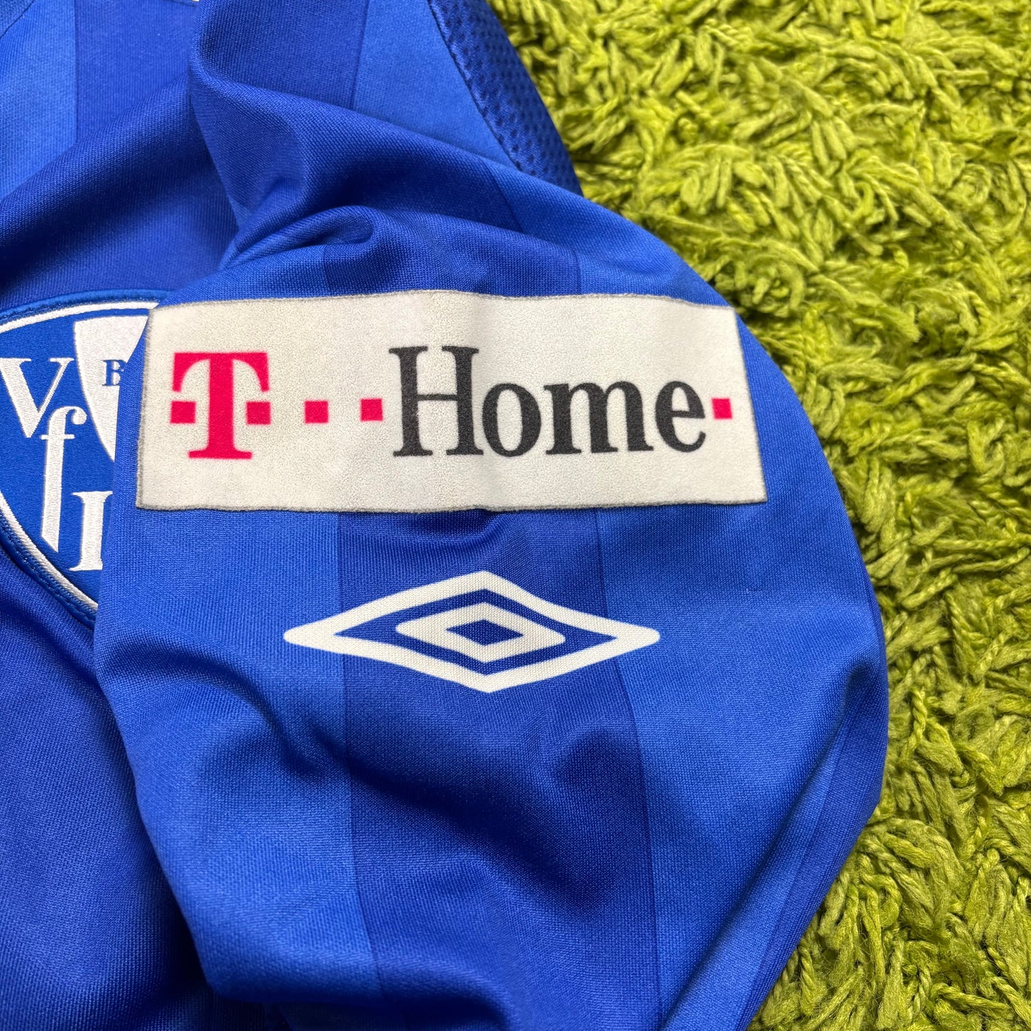 Umbro VFL Bochum Sestak Matchworn Trikot Langarm Blau Größe L 2007 2008