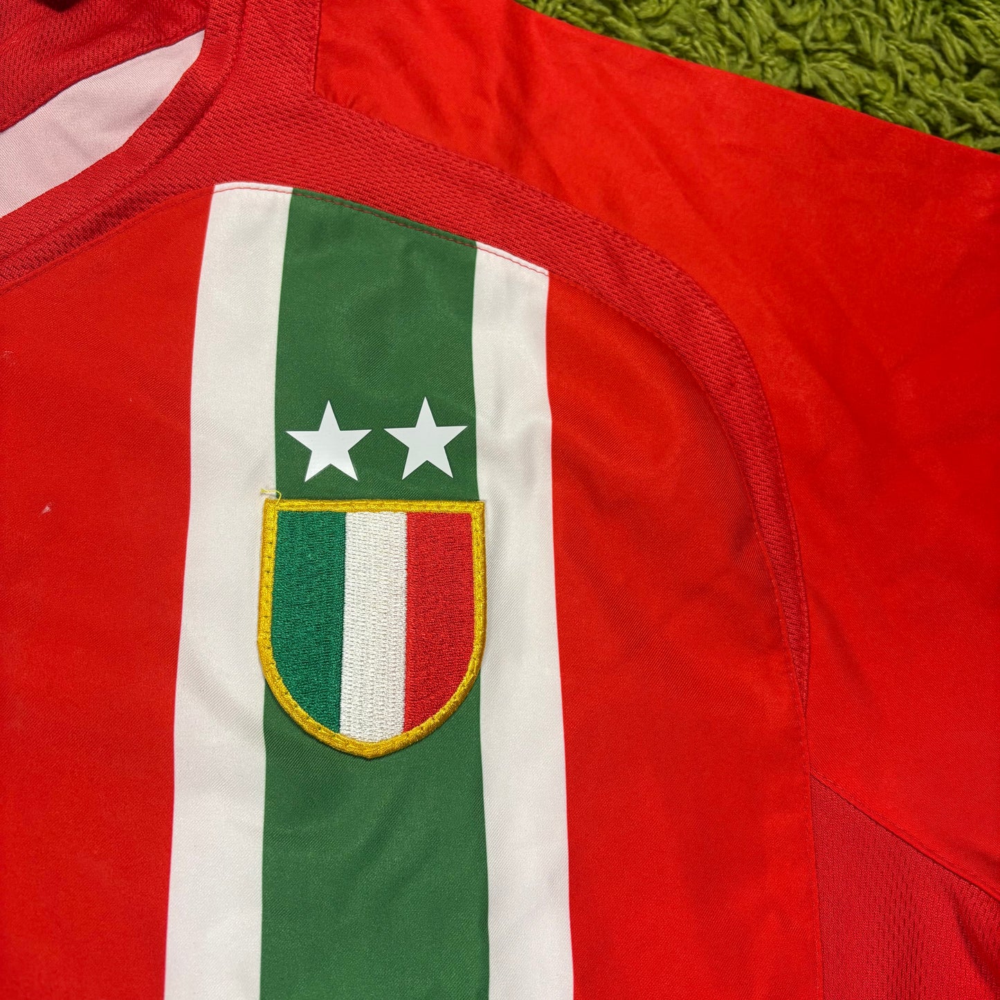 Nike Juventus Turin Vieira Trikot rot Größe L signiert 2005 2006