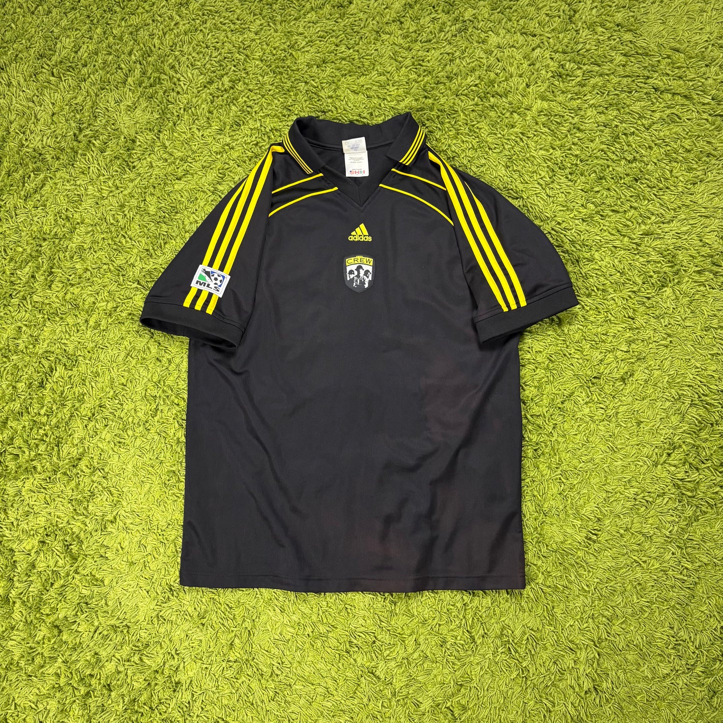Adidas Columbus Crew McBride Trikot Snicker schwarz Größe L 1999 2000
