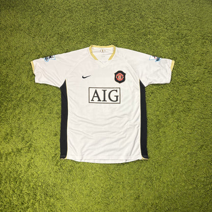 Nike Manchester United Ronaldo CR7 Trikot Weiß Größe L 2006 2007