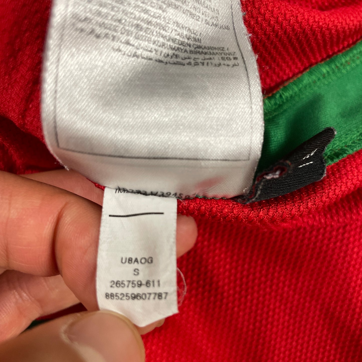 Nike Portugal Trikot rot Größe S 2008