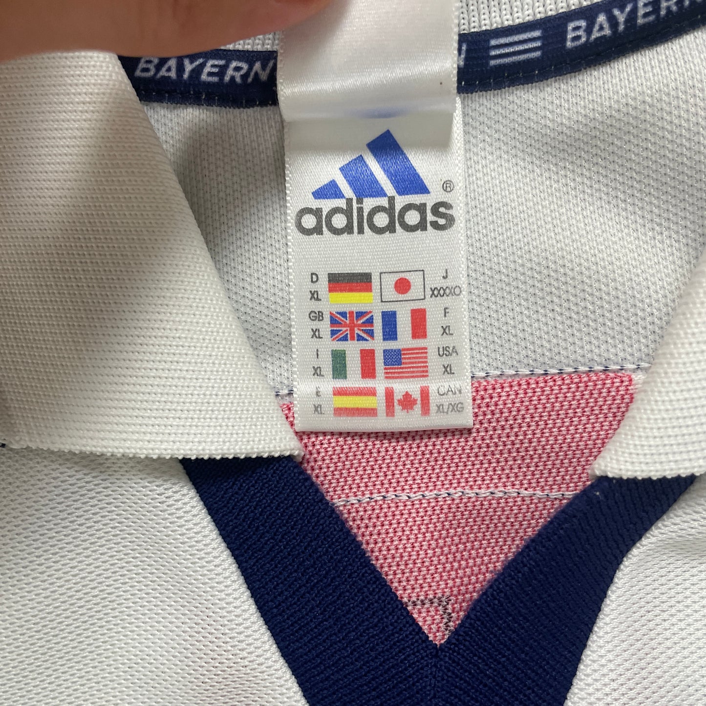 Adidas FC Bayern München Trikot weiß Salihamidzic Größe XL 2000 2002