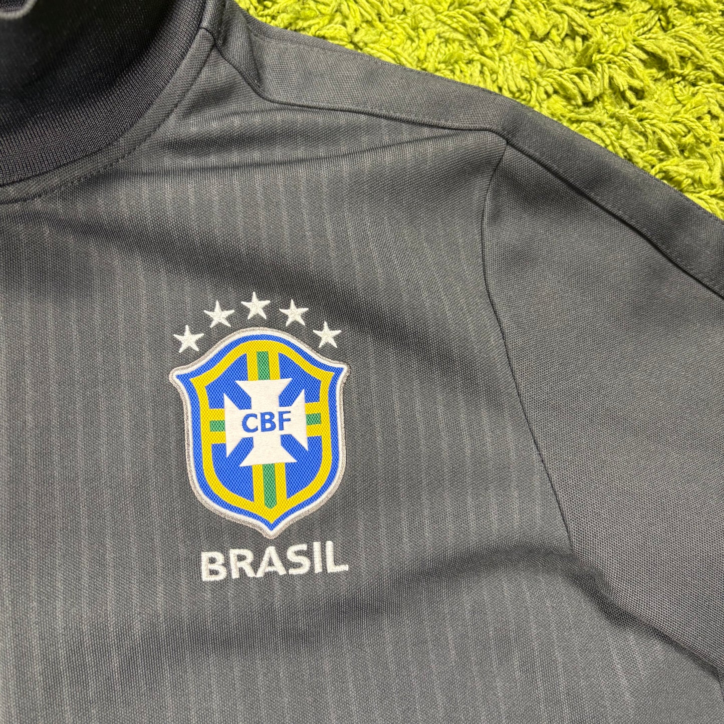 Nike Brasilien Trainingsjacke Jacke grau Größe L