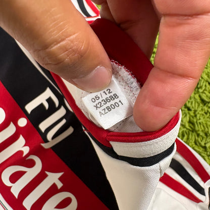 Adidas AC Mailand Milan Nocerino Trikot Weiß Größe M 2012 2013