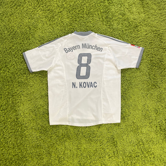 Adidas FC Bayern München Kovac Trikot weiß Größe L 2002 2003