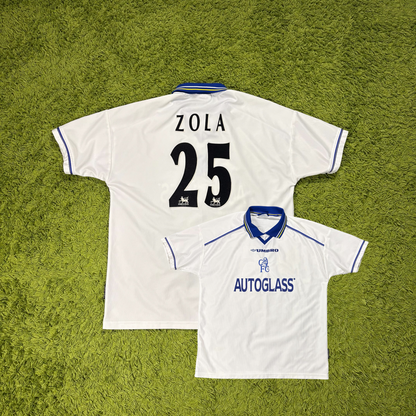 Umbro FC Chelsea Zola Trikot Weiß Größe XL 1998 2000