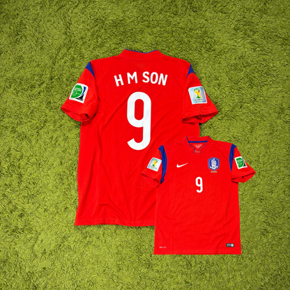 Nike Südkorea Heung Min Son Trikot rot Größe L 2014