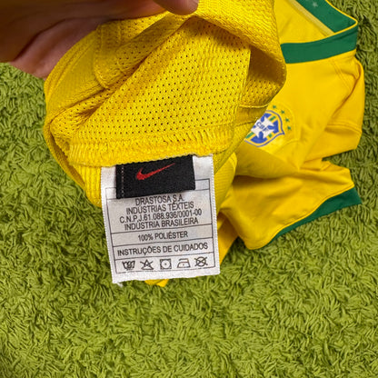 Nike Ronaldo Brasilien Trikot Gelb Größe M 2006