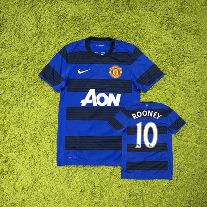 Nike Manchester United Rooney Trikot blau Größe S 2011 2012