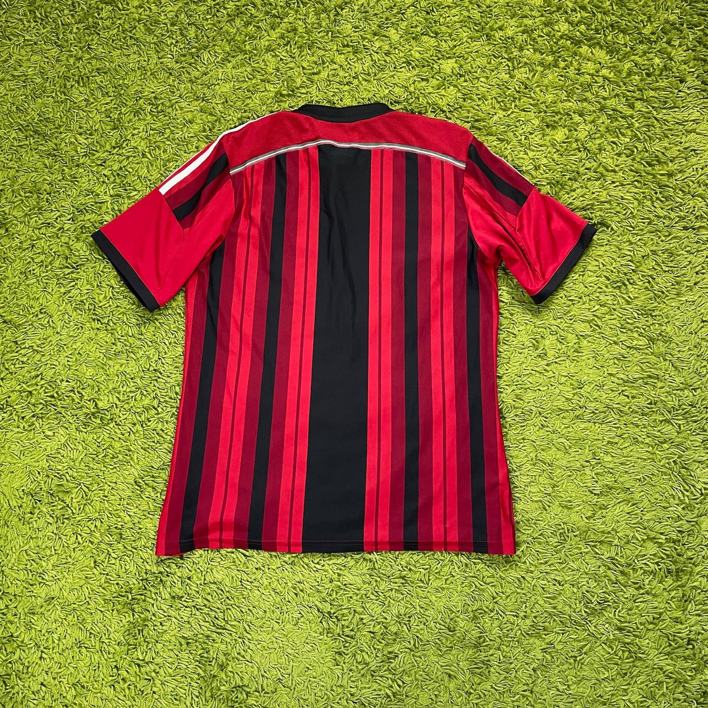 Adidas AC Mailand Milan Trikot schwarz rot Größe L 2014 2015