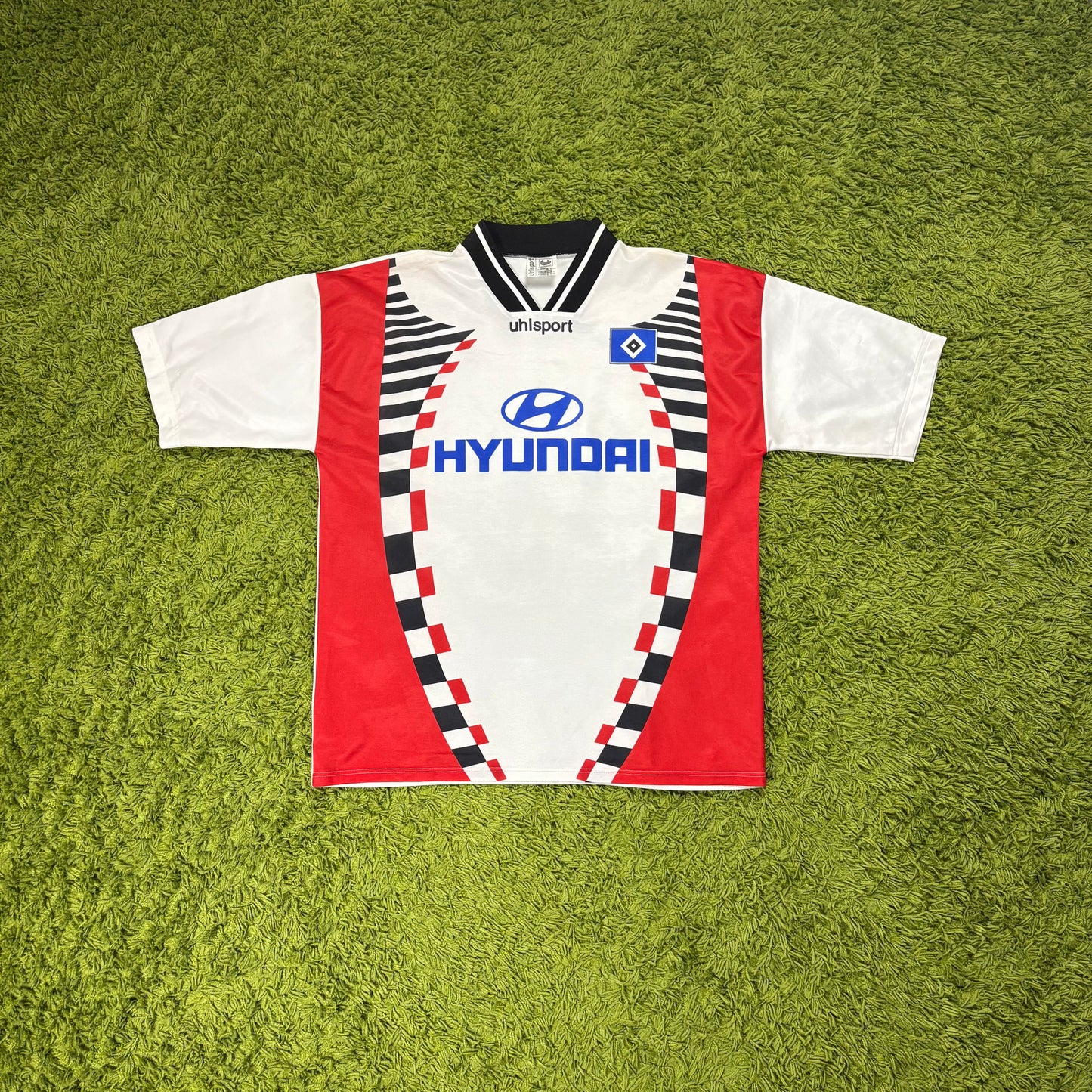 Uhlsport Hamburger SV HSV Cardoso Trikot Weiß Größe XL 1996 1997