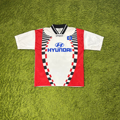 Uhlsport Hamburger SV HSV Cardoso Trikot Weiß Größe XL 1996 1997