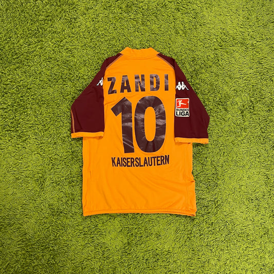 Kappa 1. FC Kaiserslautern Zandi Trikot orange Größe XL 2004 2005
