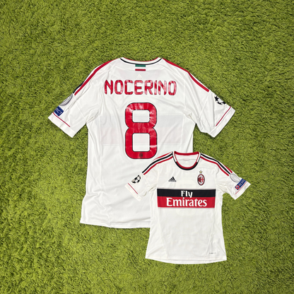 Adidas AC Mailand Milan Nocerino Trikot Weiß Größe M 2012 2013