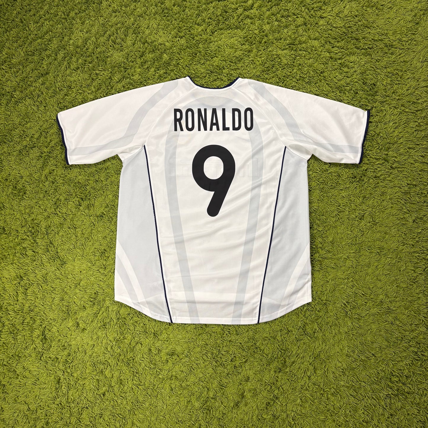 Nike Inter Mailand Milan Ronaldo R9 Trikot grau Größe XL 2001 2002