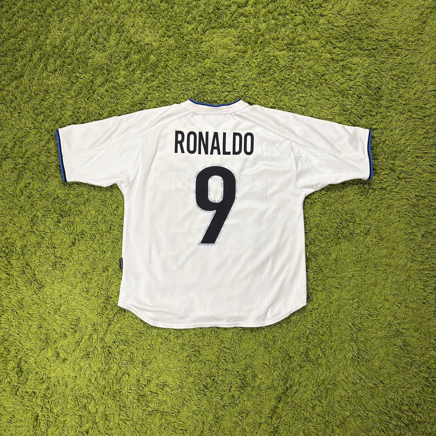 Nike Inter Mailand Milan Ronaldo R9 Trikot Weiß Größe M 1999 2000