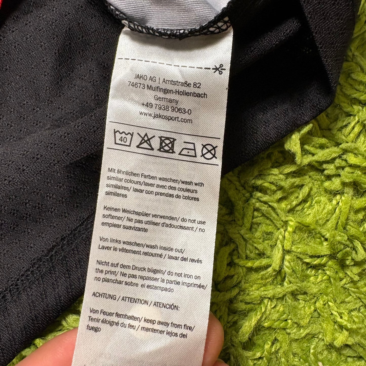 Jako Bayer 04 Leverkusen Brandt Trikot schwarz Größe L 2017 2018