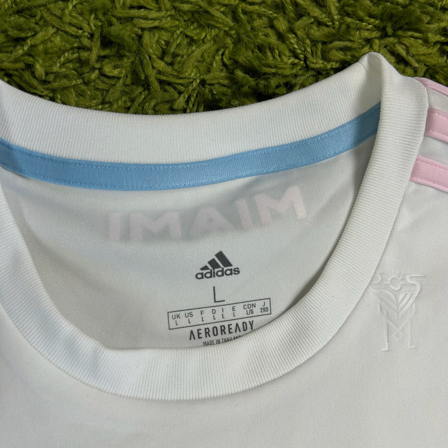 Adidas Inter Miami Trikot weiß Größe L 2019 2020