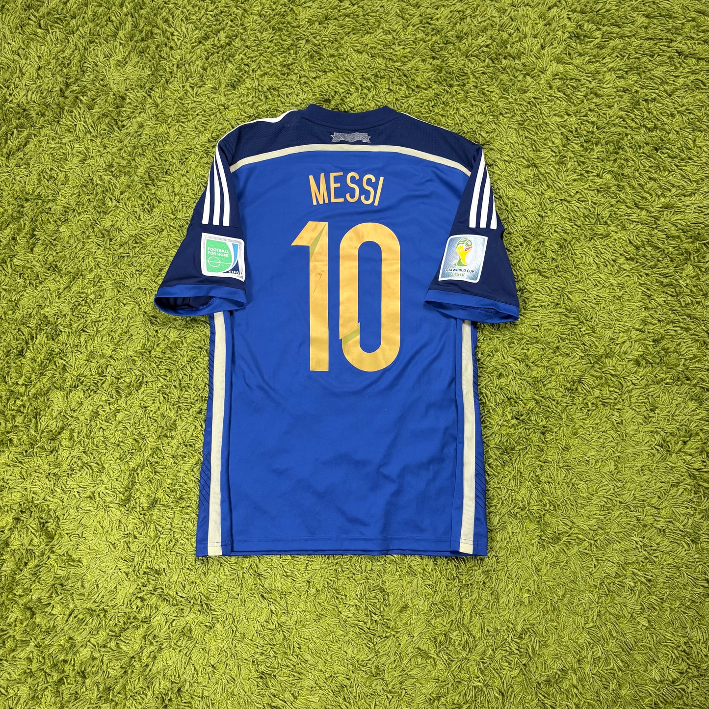 Adidas Argentinien Messi Trikot blau Größe M 2014