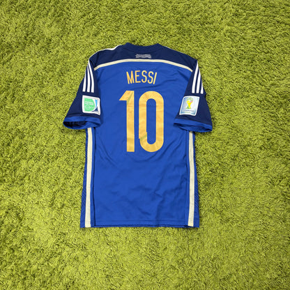 Adidas Argentinien Messi Trikot blau Größe M 2014