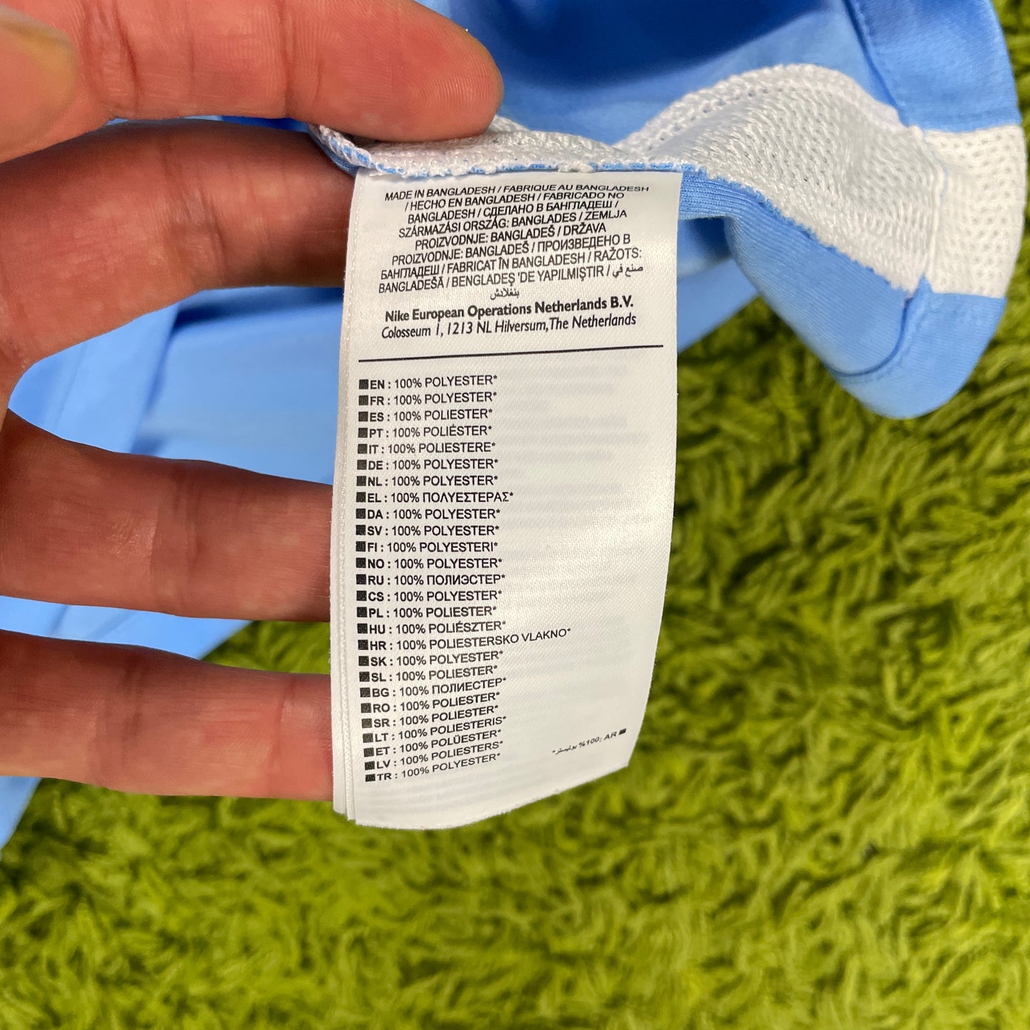 Nike Manchester City Trikot blau Größe M 2015 2016