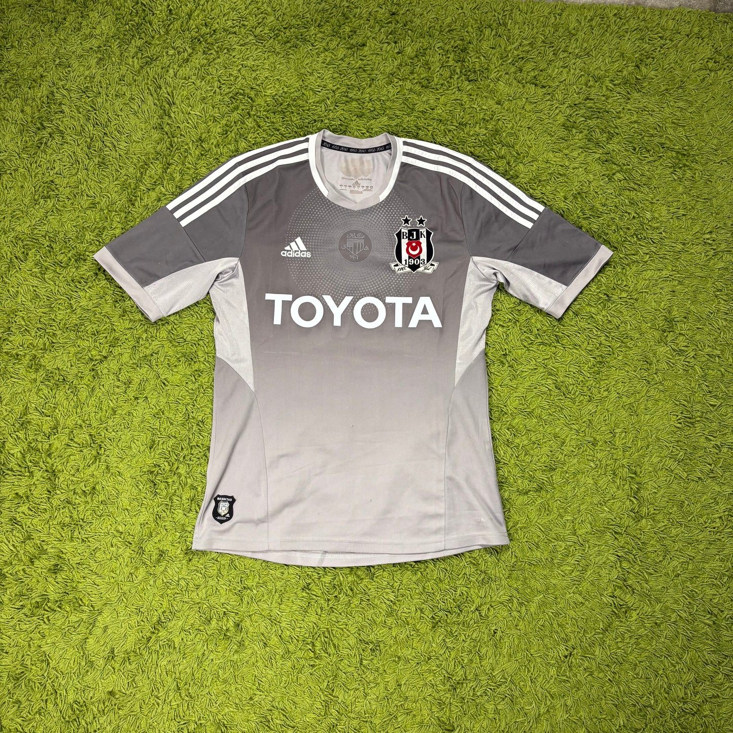 Adidas Besiktas Istanbul Almeida Trikot grau Größe L 2013 2014