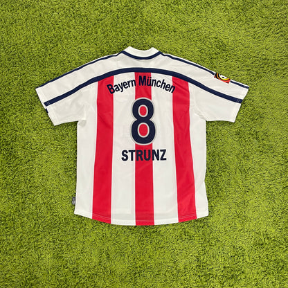 Adidas FC Bayern München Trikot weiß Strunz Größe L 2000 2002