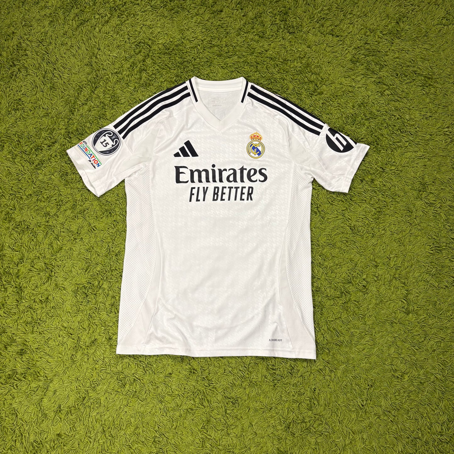Adidas Real Madrid Mbappe Trikot Weiß Größe M 2024 2025