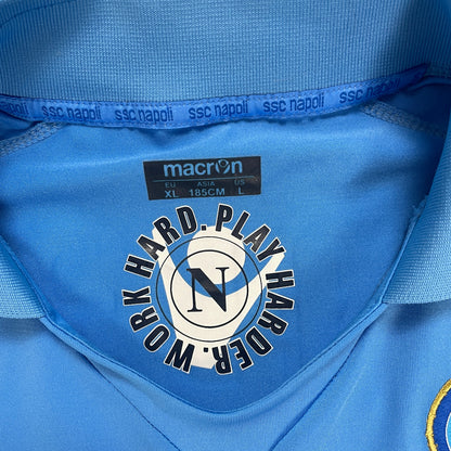 Macron SSC Neapel Inler Trikot blau Größe XL 2011 2012