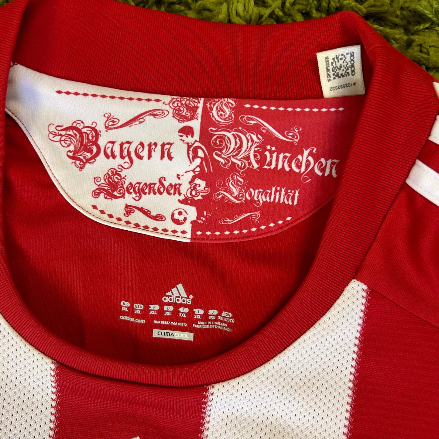 Adidas FC Bayern Fußball Trikot 2010/2011 Größe XXXL