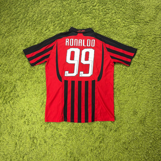 Adidas AC Mailand Milan Milano Ronaldo R9 Trikot rot Größe XL 2007 2008 #99