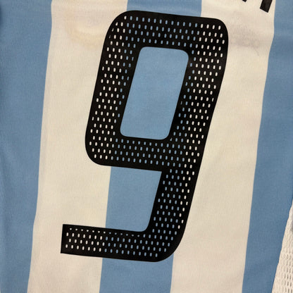 Adidas Argentinien Batistuta Trikot blau weiß Größe L 2002