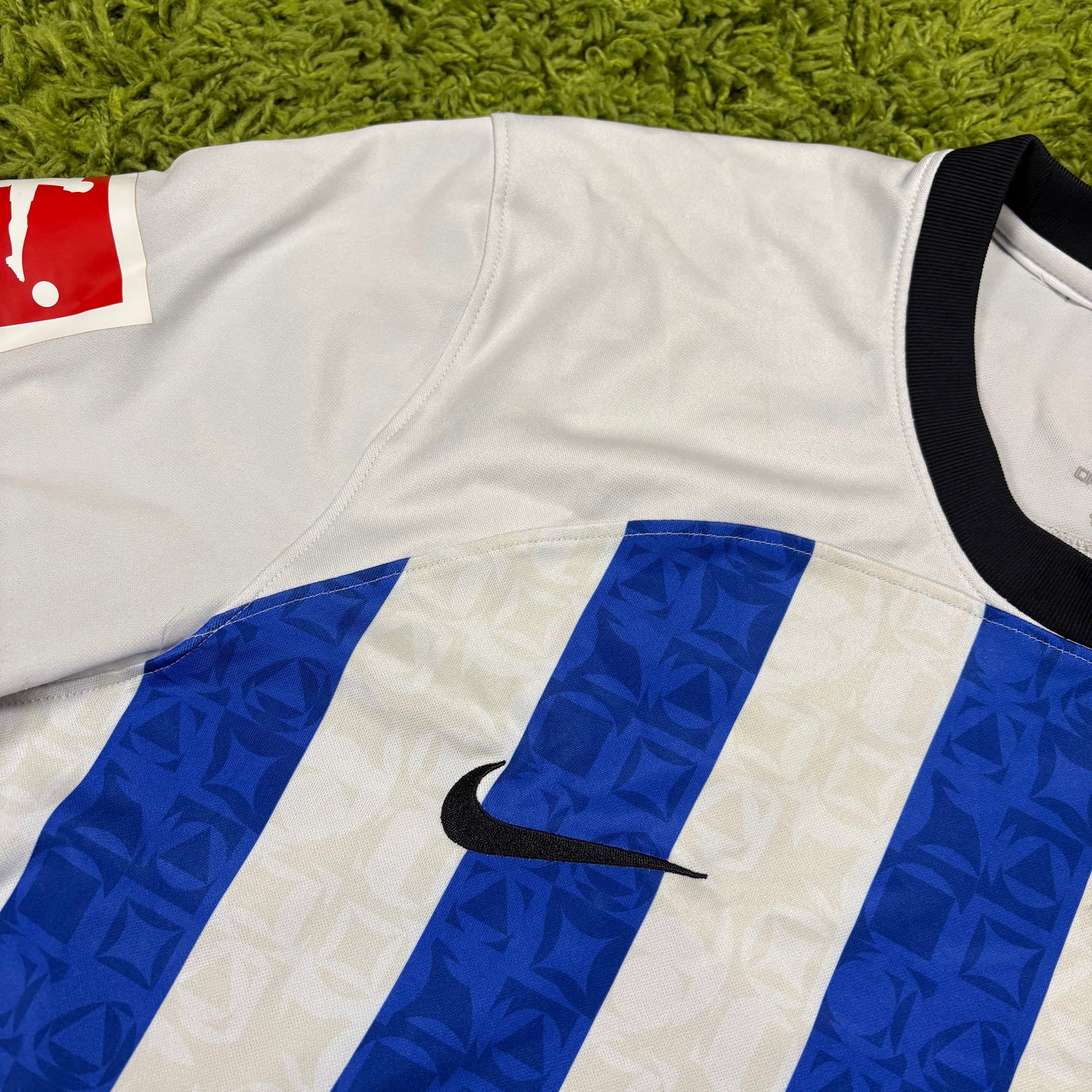 Nike Hertha BSC Berlin Jindaoui Trikot weiß blau Größe XL 2022 2023