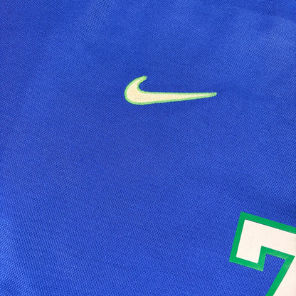Nike Brasilien Ronaldo (Ronaldinho) Trikot blau Größe XL 1998