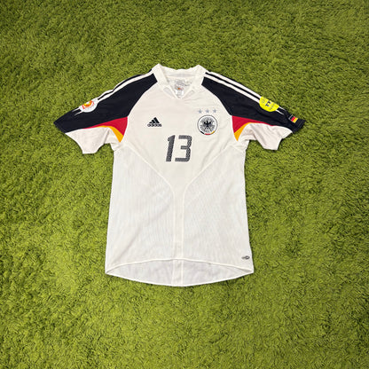 Adidas Deutschland DFB Ballack Trikot Weiß Größe M 2004