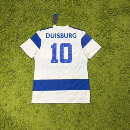 Capelli MSV Duisburg Trikot Weiß Größe M 2018 2019 NEU