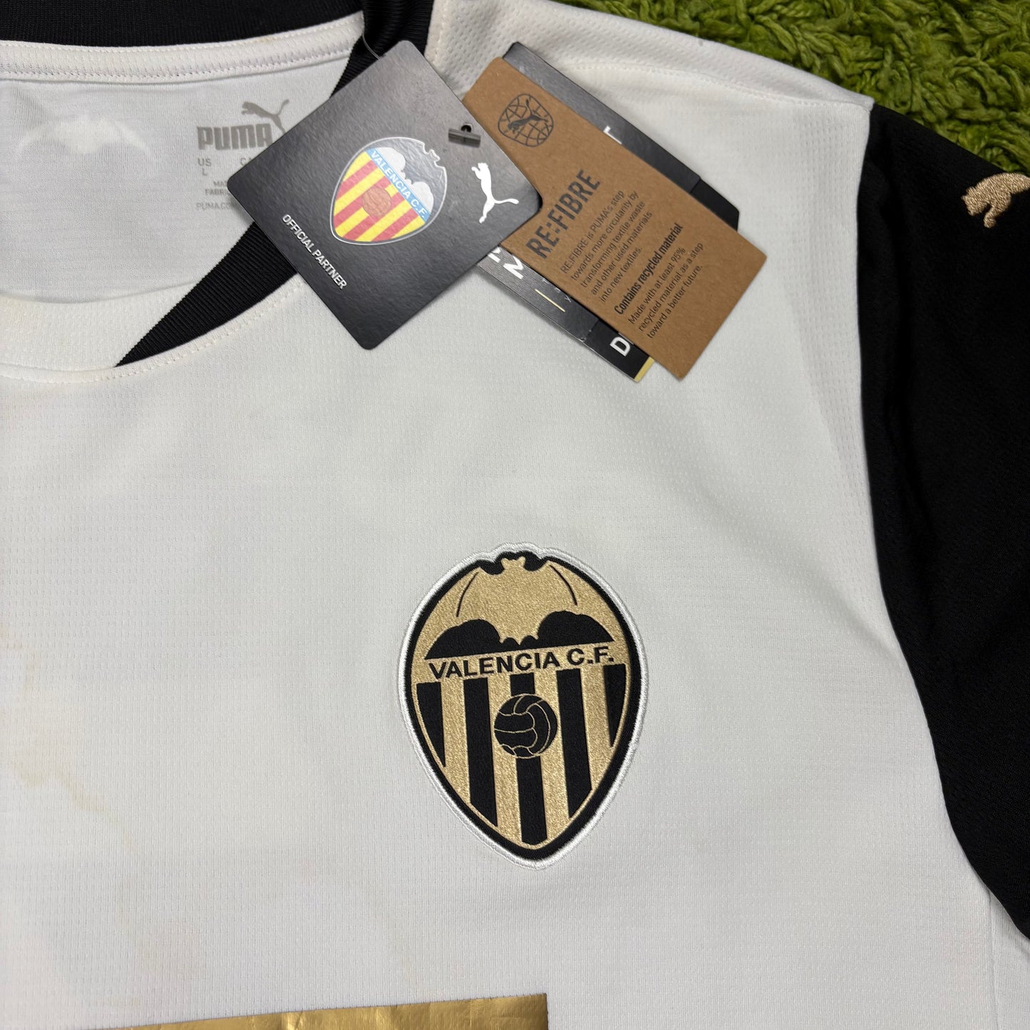 Puma Valencia CF Mosquera Trikot Weiß Größe L 2024 2025