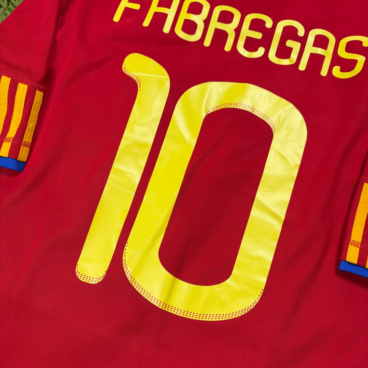 Adidas Spanien Fabregas Trikot rot Größe M 2010