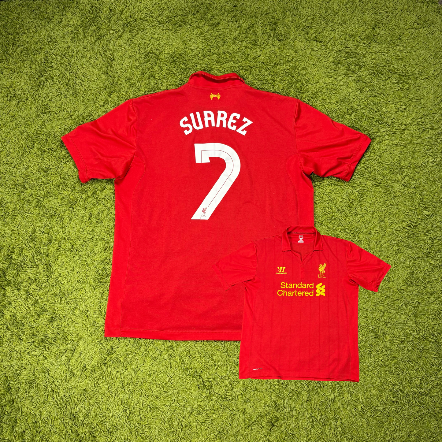 Warrior FC Liverpool Suarez Trikot rot Größe XXL 2012 2013