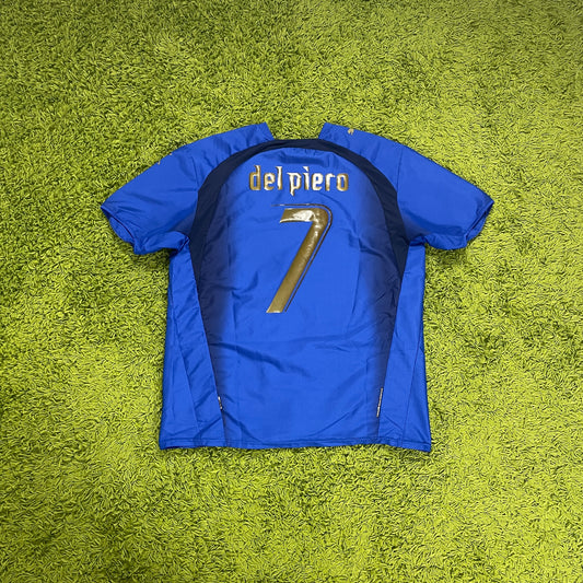 Puma Italien Del Piero Trikot blau Größe XL 2006