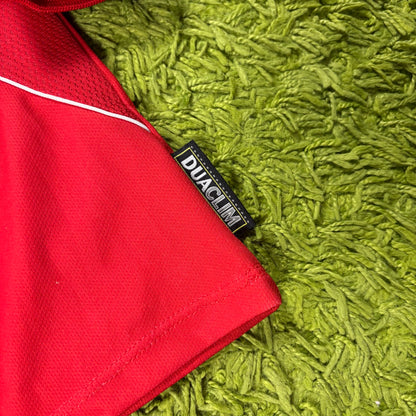 Duarig Grenoble Foot 38 André matchworn Trikot rot Größe XXL 2003 2004