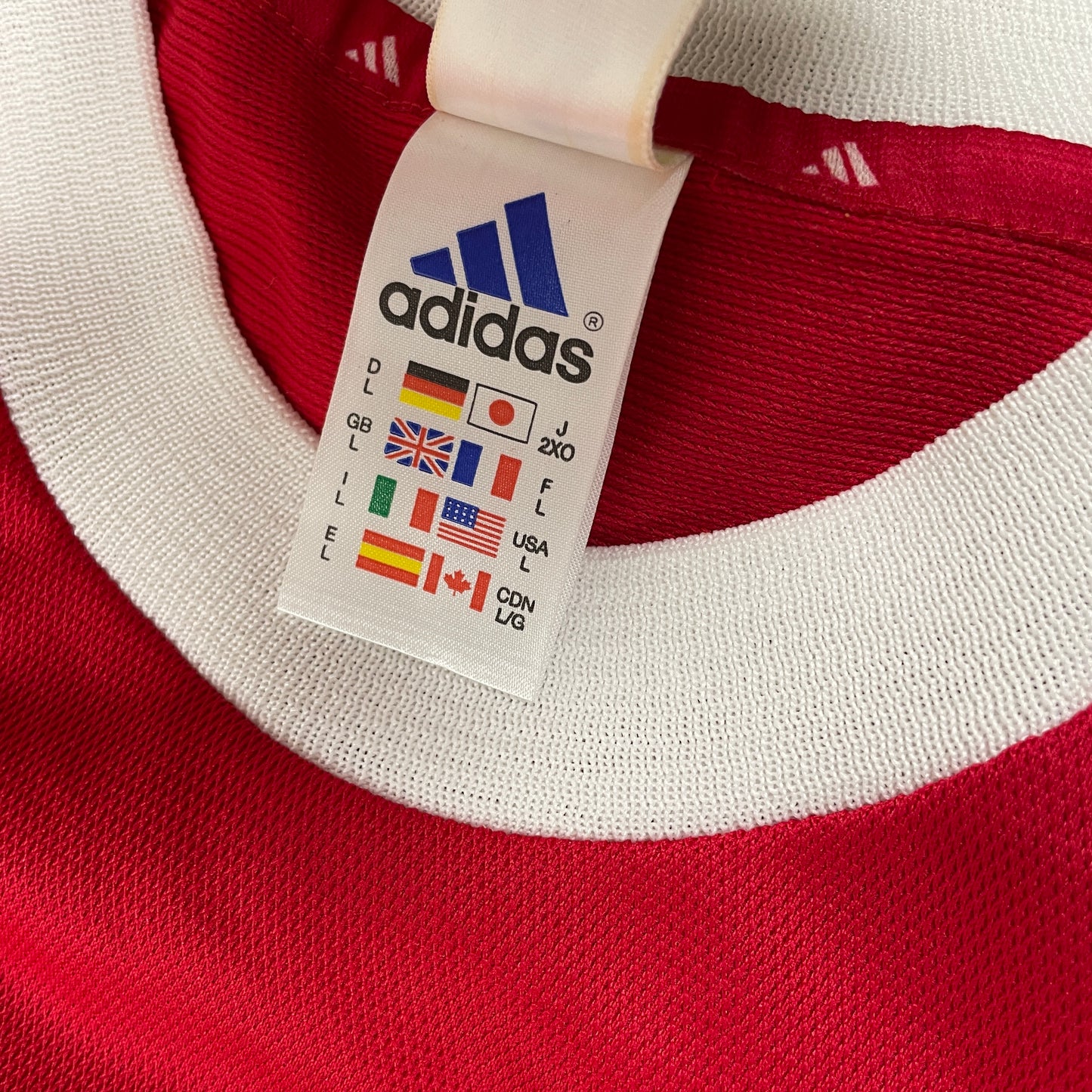 Adidas FC Bayern München Trikot Strunz rot Größe L 2000 2001