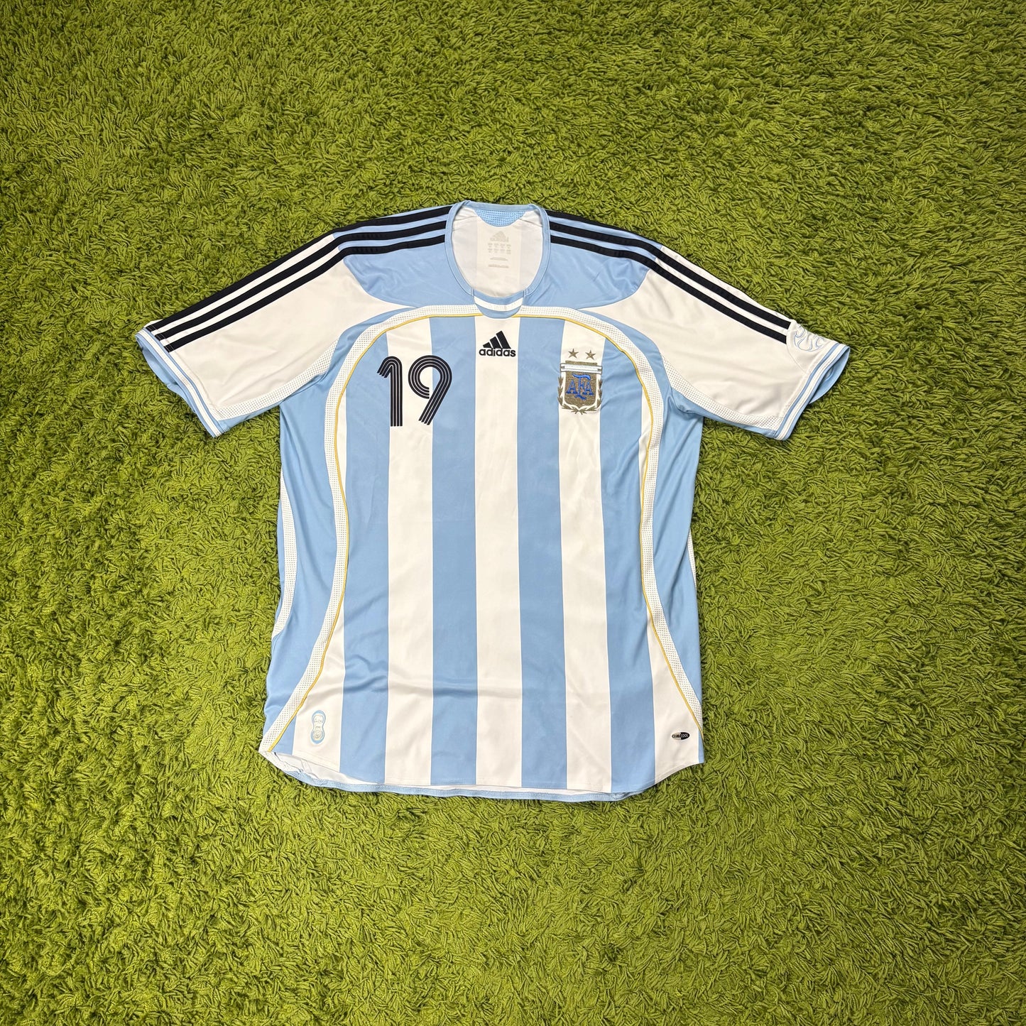 Adidas Argentinien Messi Trikot weiß blau Größe XL 2006