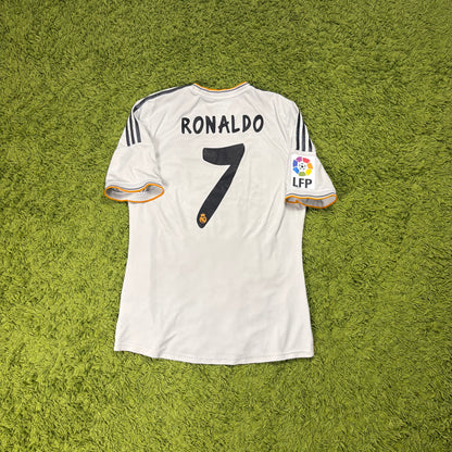 Adidas Real Madrid Ronaldo Trikot Weiß Größe L 2013 2014