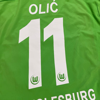 Adidas VFL Wolfsburg Trikot Olic Olić grün Größe XL 2012 2013
