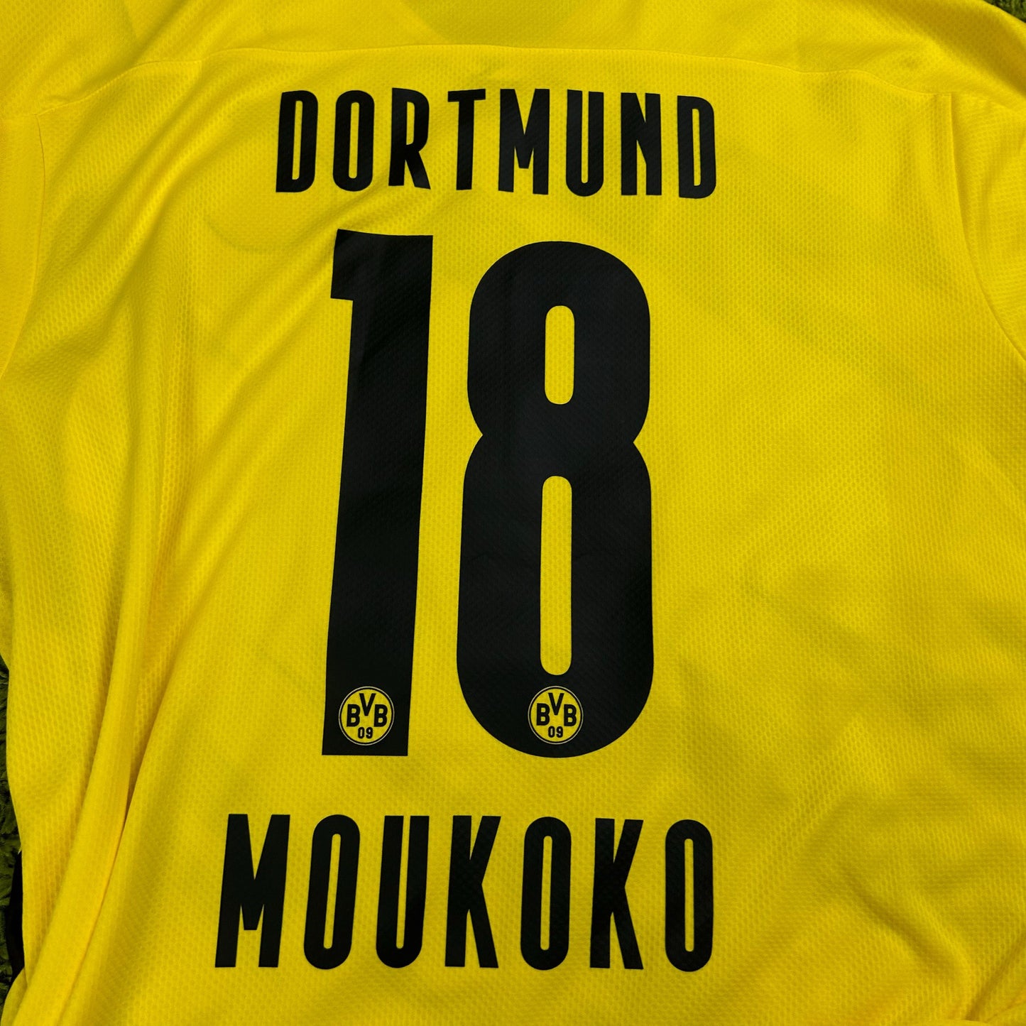 Puma Borussia Dortmund Trikot gelb Größe XL Youssoufa Moukoko 2020 2021