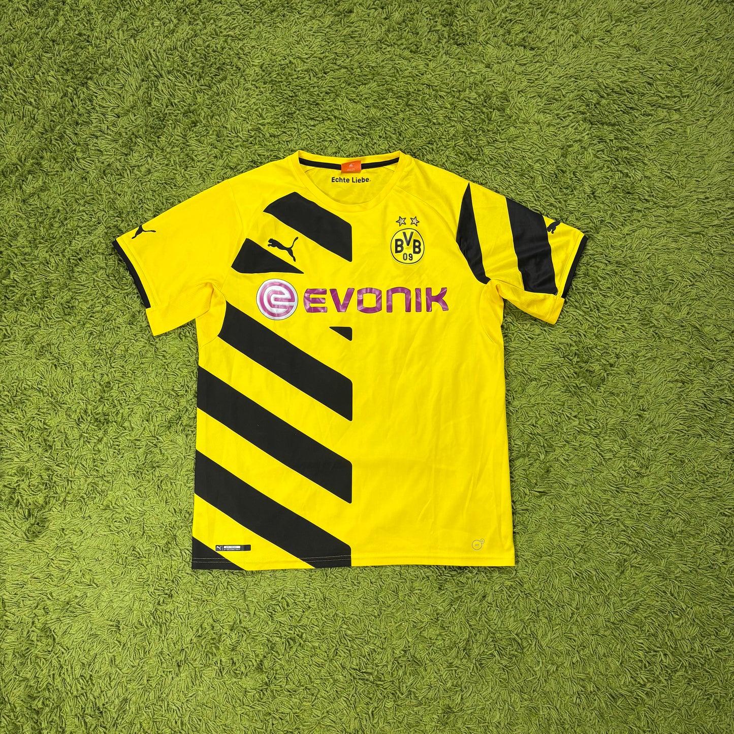 Puma BVB Borussia Dortmund Trikot Gelb Größe L 2014 2015