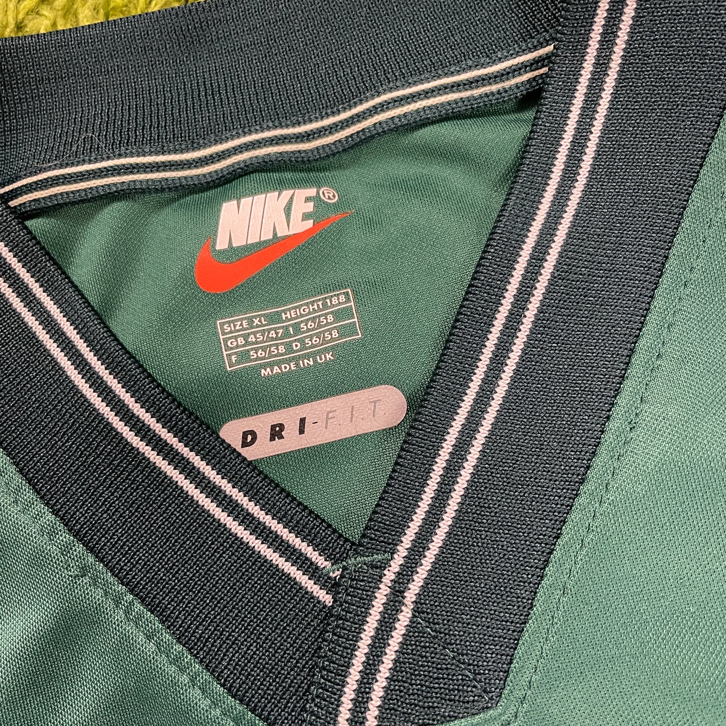 Nike Nigeria Trikot grün Größe XL Langarm 1996 1998