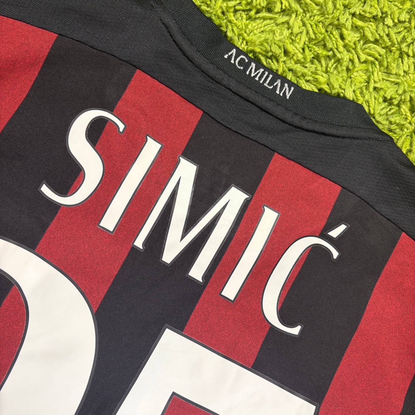 Adidas AC Mailand Milan Simic Trikot schwarz Größe XL 2014 2015
